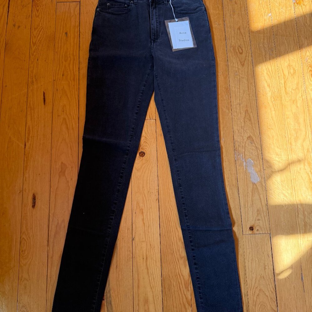 Acne Studios, Women Jeans, Pin Used Black, 29/34, High Waist, Skinny Leg, NWT
